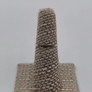Size 6 Sterling Silver Handmade Rustic Band Ring A3486